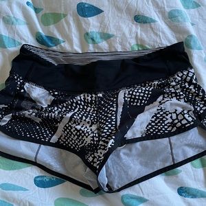 speed up shorts, low rise